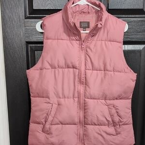 Women's Pink Quilted Vest by Beverly Hills Polo Club